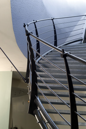 YSOLIM escalier métallique Création originale d'après dessin architecte.