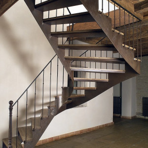 Escalier métallique balancé pour l' habitat type YSOLANCE